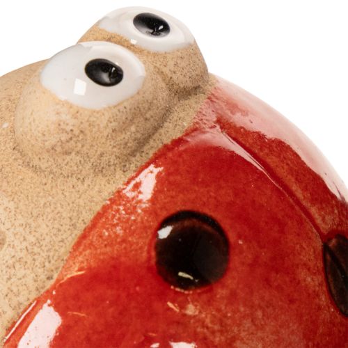 Artikel Tuinstekers in de vorm van lieveheersbeestjes, decoratieve blikvangers voor de tuin, 25 cm, 4 stuks