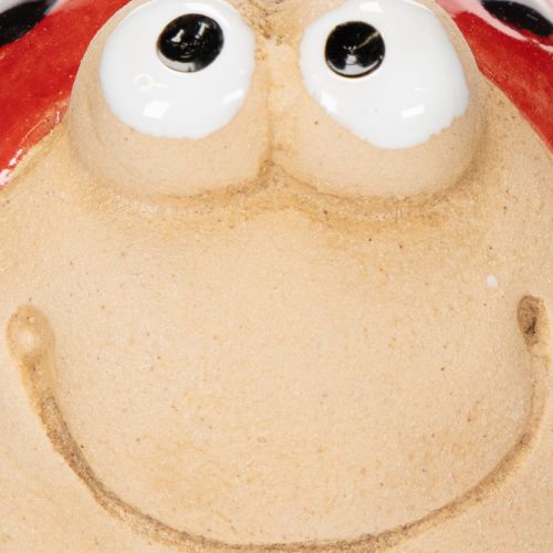 Artikel Decoratieve keramische lieveheersbeestjesfiguurtjes voor vrolijke tuin- en vensterbankdecoratie, 7 cm, 3 stuks