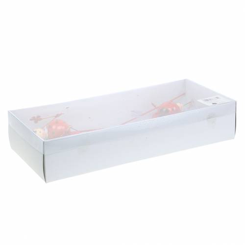 Floristik24 Decoratie plug lieveheersbeestje metaal H35cm 3st