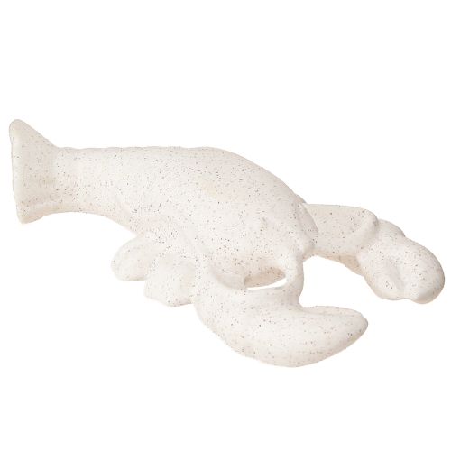 Artikel Maritieme Decoratie Figuur Keramiek Kreeft Wit 17,5×9×3cm