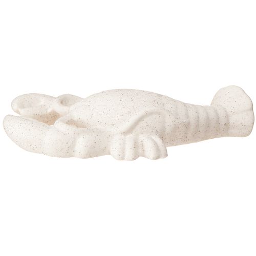 Artikel Maritieme Decoratie Figuur Keramiek Kreeft Wit 17,5×9×3cm