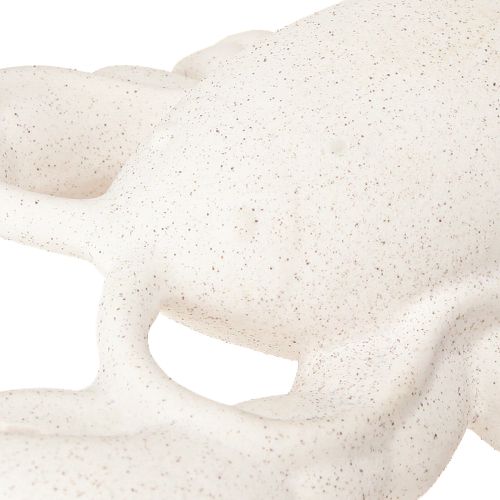 Artikel Maritieme decoratie Keramiek figuur Kreeft Wit 26,5×13×5cm