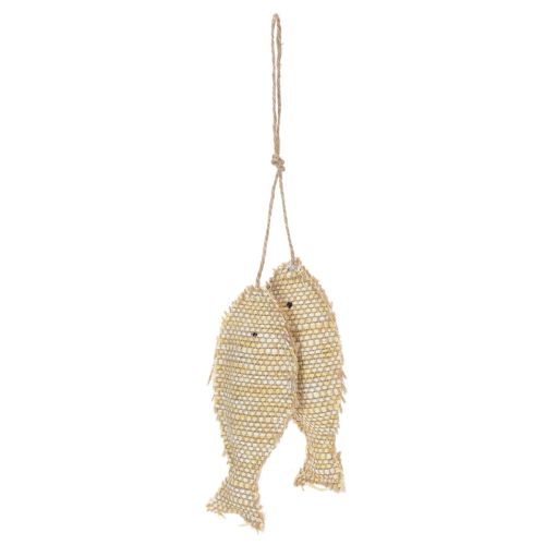 Nautische hangdecoratie, decoratieve vis om op te hangen, H32cm | Floristik24.nl