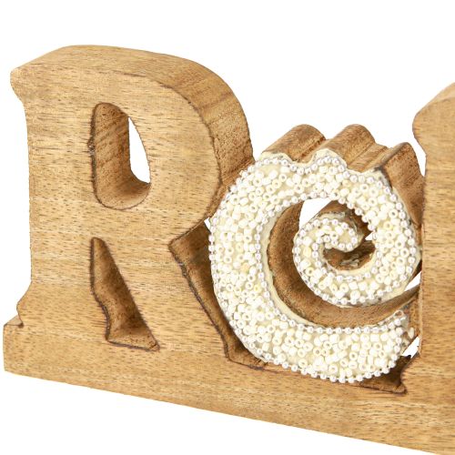 Artikel Maritieme tafeldecoratie “Relax” standaard mangohout 28×10cm