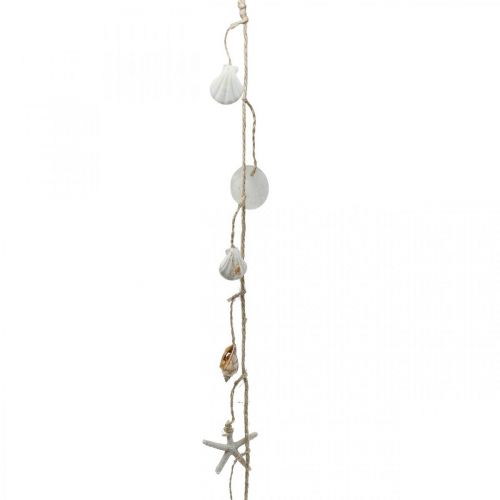Floristik24 Maritieme decoratieslinger wanddecoratie schelpenslinger 130cm