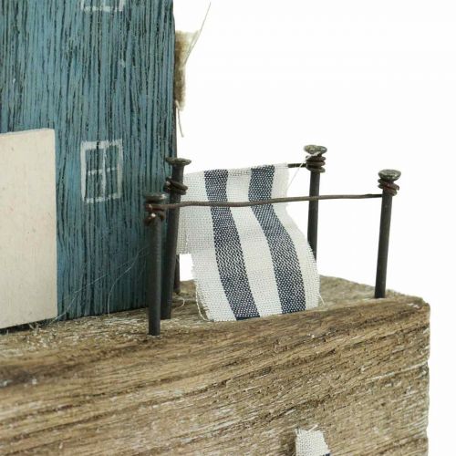 Artikel Maritieme houten decoratie havenpromenade Shabby Chic H25,5cm