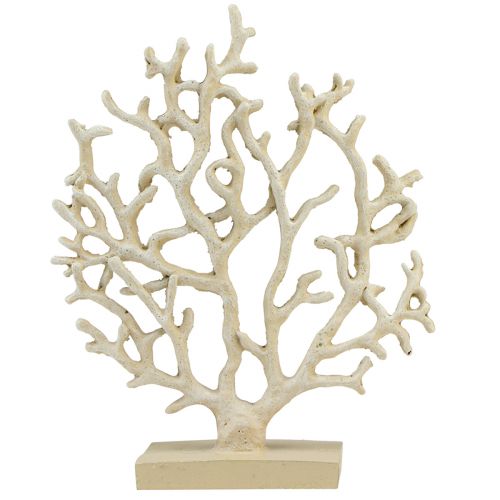 Floristik24 Maritieme tafeldecoratie koraalbeige decoratief koraal polyresin H20cm