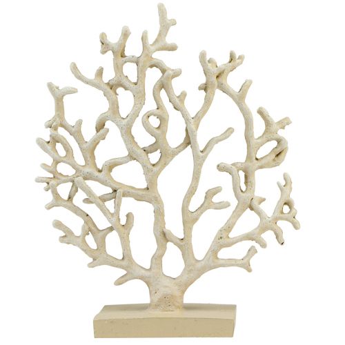 Artikel Maritieme tafeldecoratie koraalbeige decoratief koraal polyresin H20cm