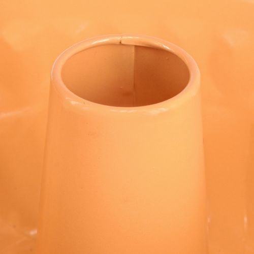 Artikel Metalen decoratieve bakvorm Gugelhupf oranje Ø23cm H12cm