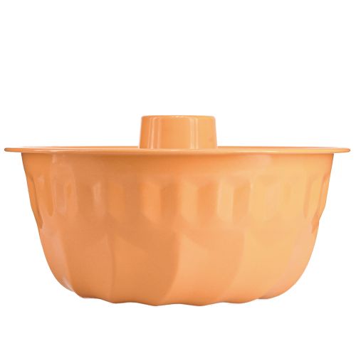Artikel Metalen decoratieve bakvorm Gugelhupf oranje Ø23cm H12cm