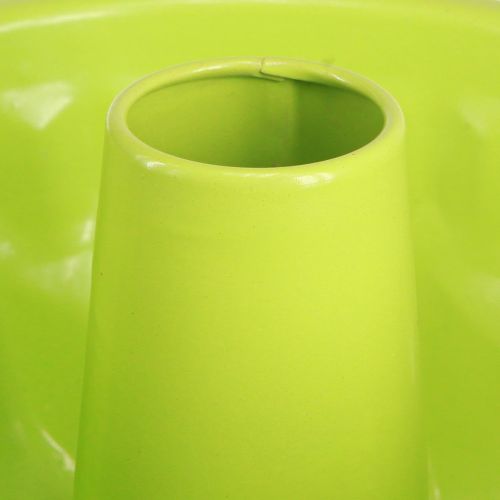 Artikel Metalen decoratieve Gugelhupf cakevorm appelgroen Ø23cm H12cm