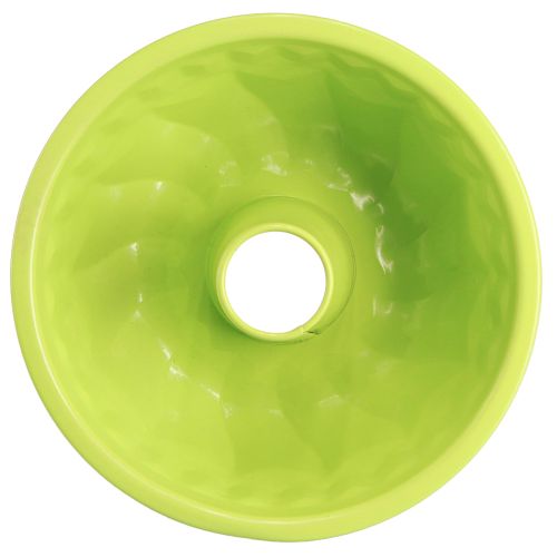 Artikel Metalen decoratieve Gugelhupf cakevorm appelgroen Ø23cm H12cm