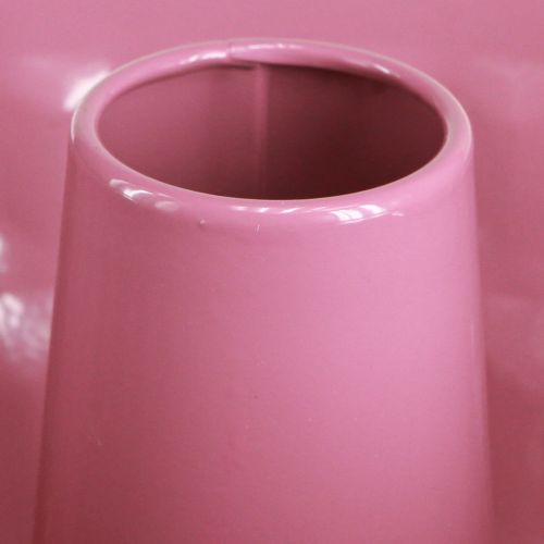 Artikel Metalen sierschaal bakvorm Gugelhupf roze Ø23cm H12cm