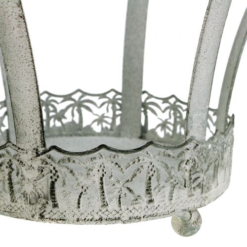 Floristik24 Metalen kroon voor decoratie Ø20,5cm H26cm