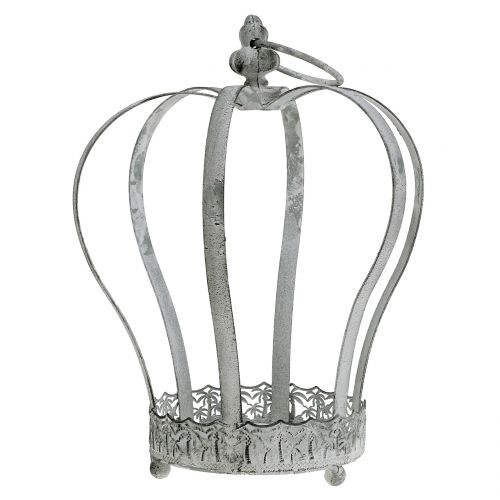 Floristik24 Metalen kroon voor decoratie Ø20,5cm H26cm