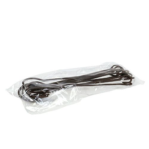 Artikel Metalen haak 15cm bruin 12 st