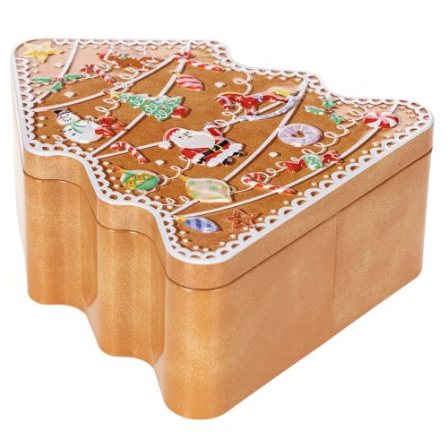 Kerstblik, koekblik, kerstboom