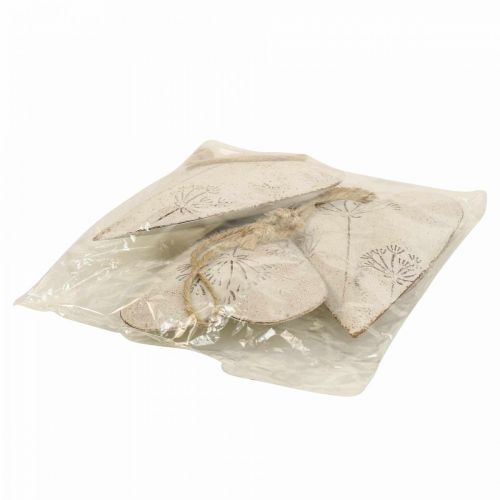Floristik24 Metalen hart, decoratief hart om op te hangen, hartdecoratie H11cm 3st