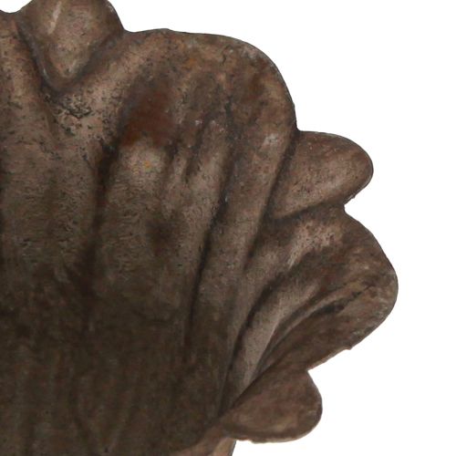 Artikel Metalen Beker Antiek Look Plantenbak Grijs Bruin Ø10cm H9,5cm