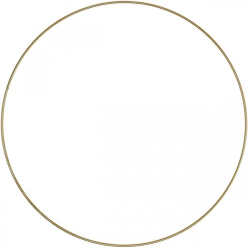 Metalen ring decor ring Scandi ring deco lus goud Ø30.5cm 6st