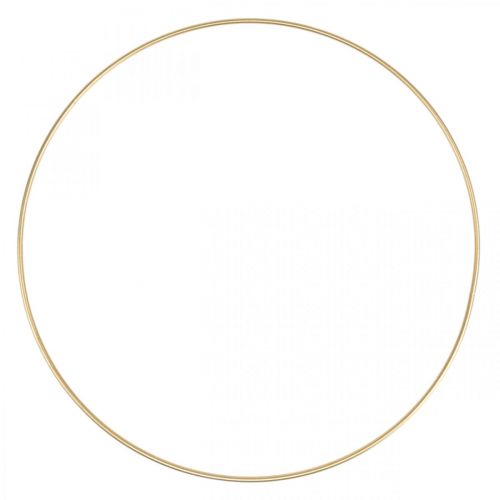 Floristik24 Metalen ring decor ring Scandi ring deco loop goud Ø25cm 4st