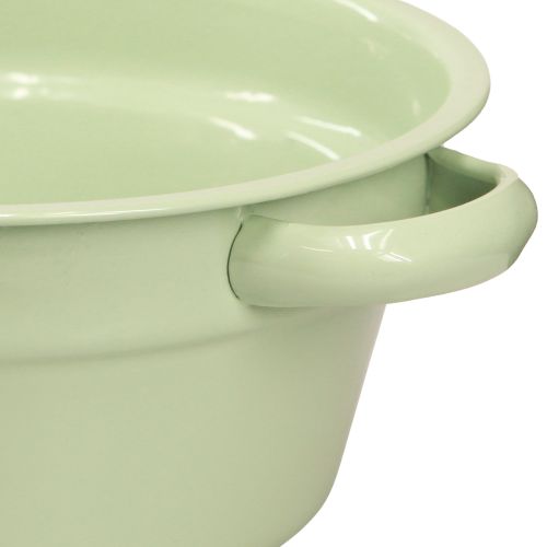 Artikel Metalen schaal Decoratieve schaal Pastelkleurig Ø17cm H8cm 4st