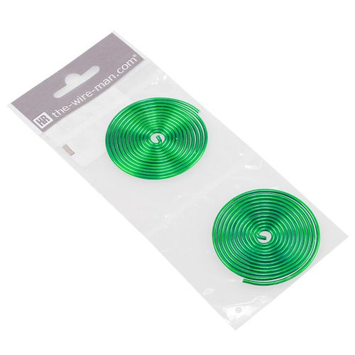 Artikel Metaal slakkendraad slak appelgroen 2mm 120cm 2st