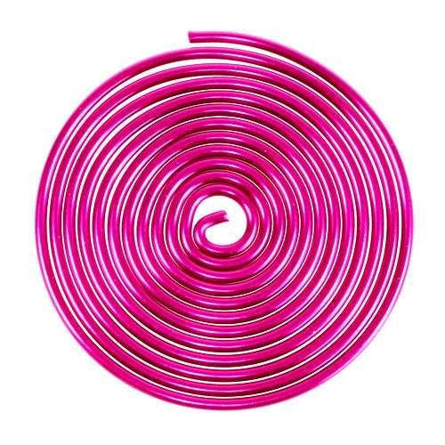 Floristik24 Metalen slakdraad slak roze 2mm 120cm 2st