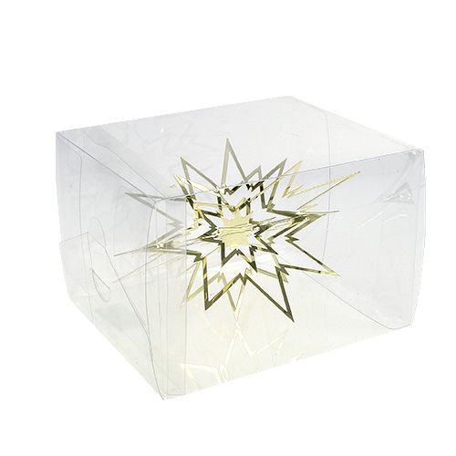 Floristik24 Metalen ster om op te hangen 3D goud 16cm