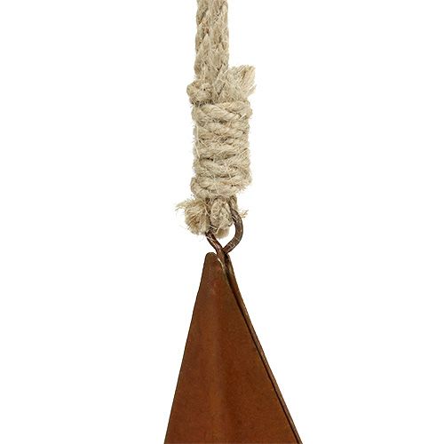 Floristik24 Metalen ster voor hangende roest 21cm