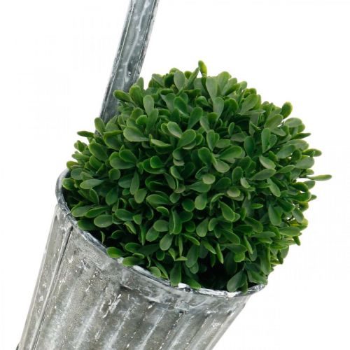 Floristik24 Sierpot om op te hangen, metalen vat, balkondecoratie, bloempot antiek look Ø13cm