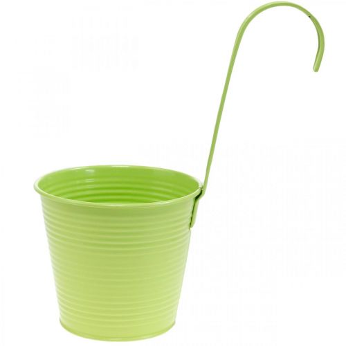Floristik24 Bloempot om op te hangen, balkondecoratie, bloempot groen Ø13.5cm