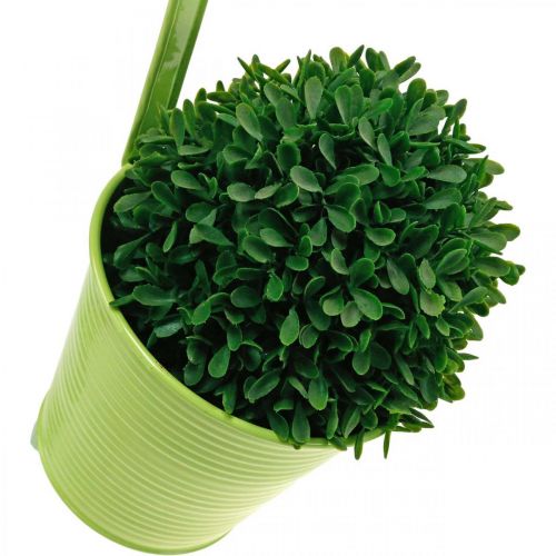 Floristik24 Bloempot om op te hangen, balkondecoratie, bloempot groen Ø13.5cm