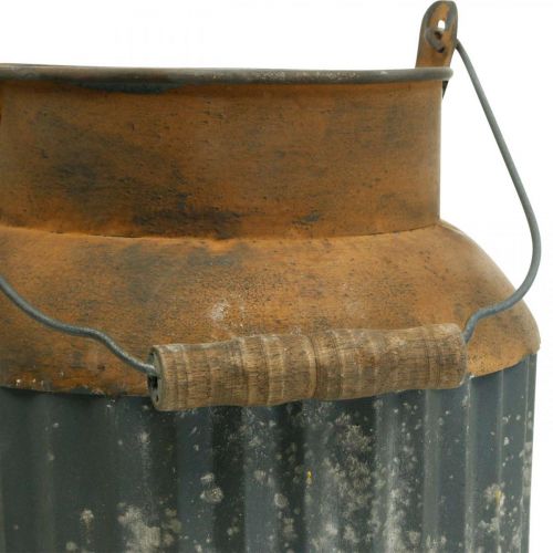 Floristik24 Deco melkkan vintage look metalen plantenbak tuindecoratie H35cm