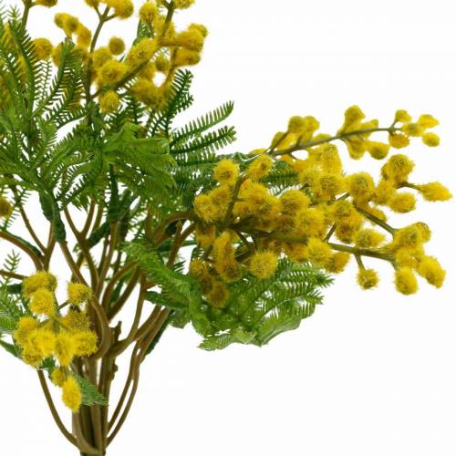 Artikel Mimosa gele kunstplant bos 39cm