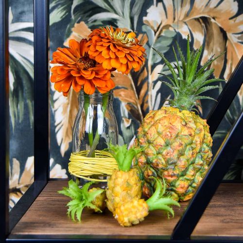 Artikel Mini ananas kunstmatig H6,5cm - 8cm 6 st.