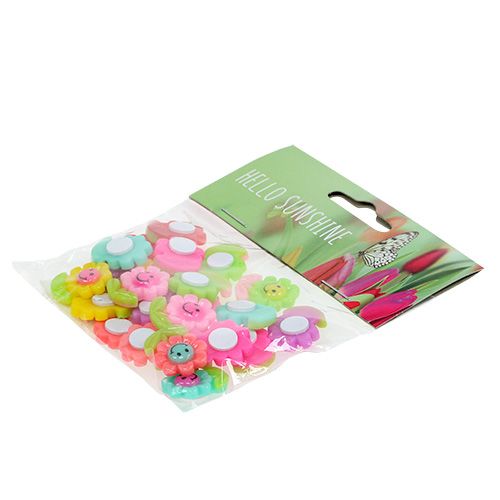 Floristik24 Minibloemen om te lijmen 2cm 24 st