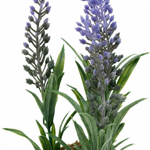 Floristik24 Mini lavendel in een pot kunstplanten Kunst lavendel decoratie