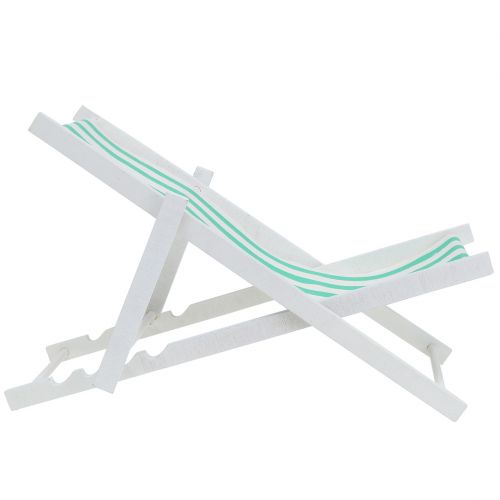 Floristik24 Mini ligstoel voor decoratie 21,5 cm x 10,3 cm