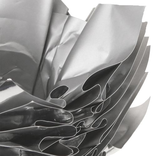 Artikel Mini plantenbak zilver geschenkverpakking Ø4,5cm H7cm 8 st