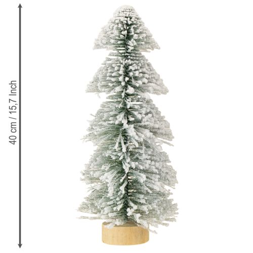 Artikel Mini kerstboom LED kerstspar besneeuwd 40cm