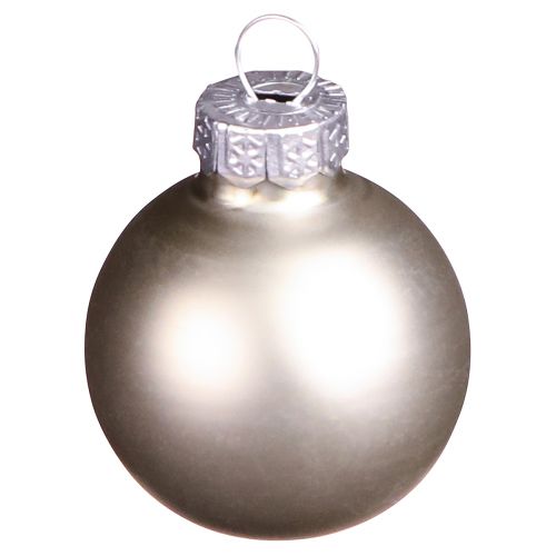 Artikel Mini kerstballen antraciet glazen bollen Ø3cm 22 st