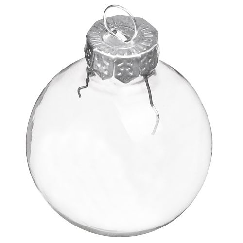 Artikel Mini kerstballen glas retro transparant Ø3cm 22 st