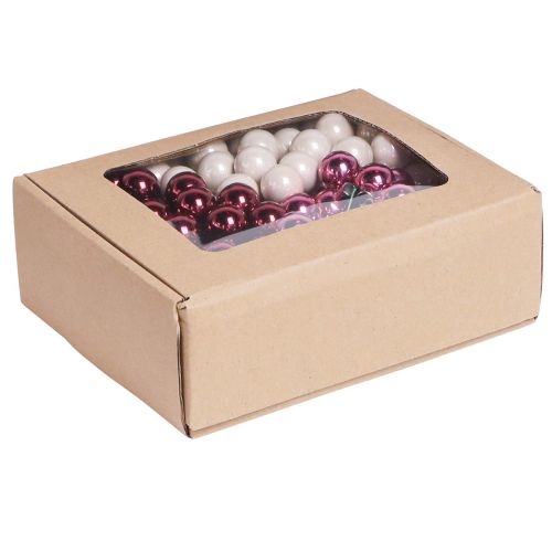 Artikel Mini Kerstballen op draad Bessenmix Ø20mm 140 st