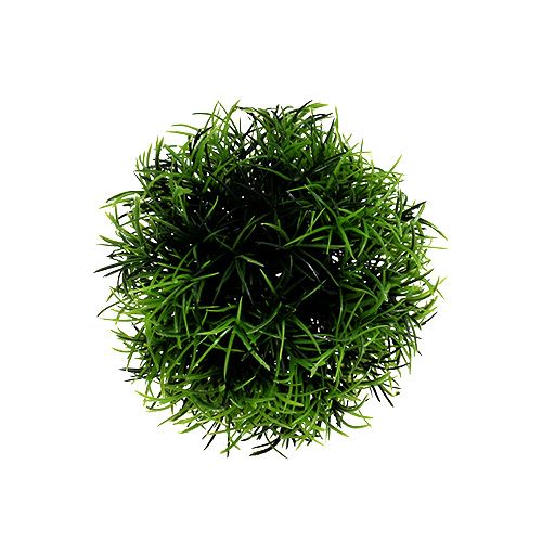 Floristik24 Mini grasbol groen kunstplant rond Ø10cm 1 stuk