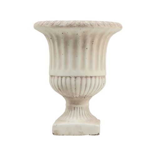 Floristik24 Mini Plantenpot Beker Beton Decoratieve Bloempot Antiek H16,5cm