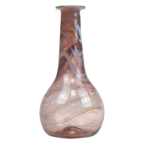 Artikel Mini glazen vaas bloemenvaas paars Ø7,5cm H15cm