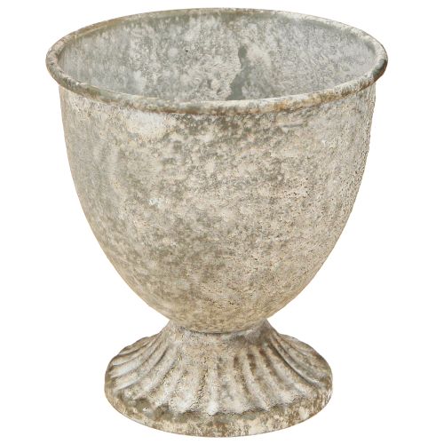 Mini Vazen Decoratie Beker Metaal Antiek Ø10.5cm 11.5cm 2st