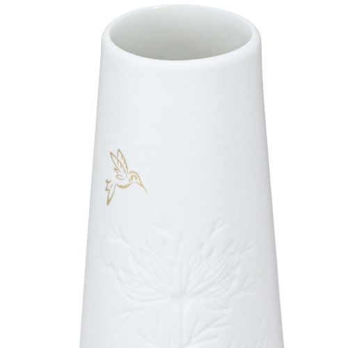 Artikel Porseleinen vaas wit met goudmotief – Elegante bloemenvaas in een set van 3 H12cm 3 st.