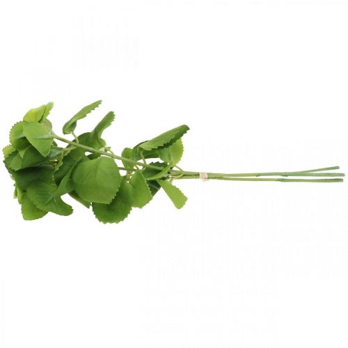 Floristik24 Mintgroen kunst, deco munttakken, zijden bloem L32cm 3st